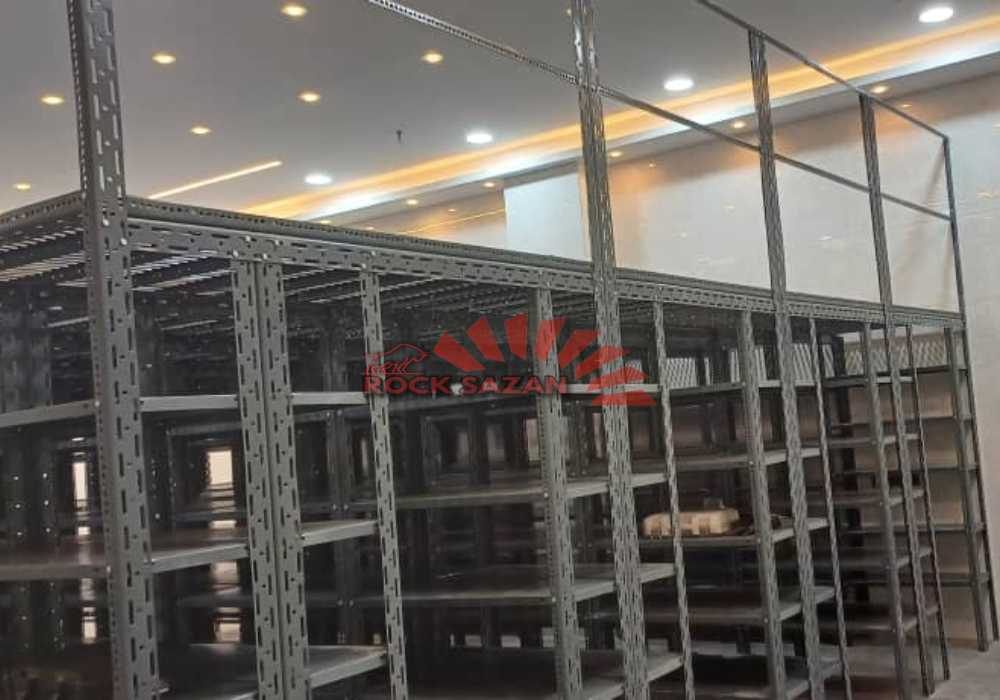 خرید قفسه پیچ و مهره ای انباری | مستقیم از تولیدی راکسازان